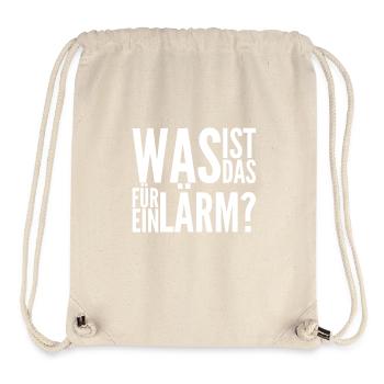 was sind das für Geräusche? - Stanley/Stella recycelter Gym Bag - Naturweiß - Vorne