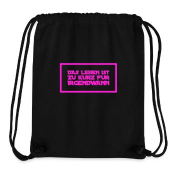 mach es gleich - Stanley/Stella recycelter Gym Bag - Schwarz - Vorne
