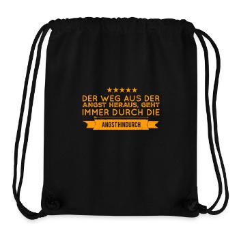 Angst ist Heilung - Stanley/Stella recycelter Gym Bag - Schwarz - Vorne