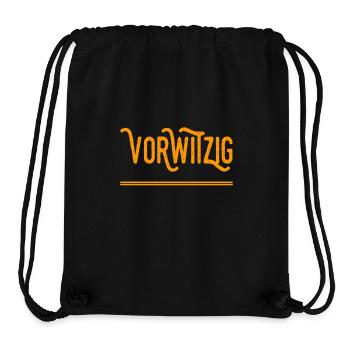 ich mag Vorwitzigkeit - Stanley/Stella recycelter Gym Bag - Schwarz - Vorne