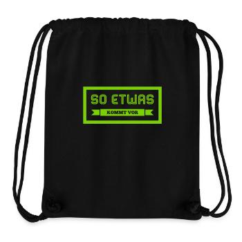immer cool bleiben - Stanley/Stella recycelter Gym Bag - Schwarz - Vorne