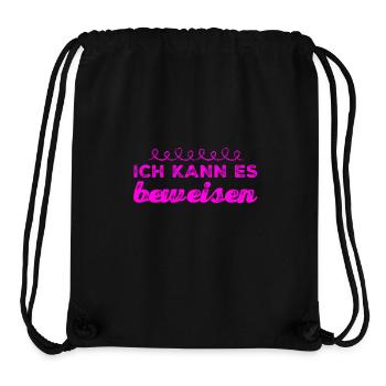 ich habe Belege - Stanley/Stella recycelter Gym Bag - Schwarz - Vorne