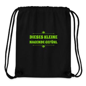 komisches Gefühl - Stanley/Stella recycelter Gym Bag - Schwarz - Vorne