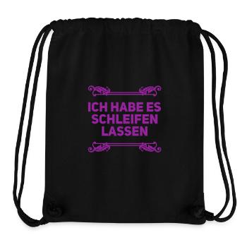 ich hatte keine Lust - Stanley/Stella recycelter Gym Bag - Schwarz - Vorne