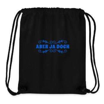klar doch - Stanley/Stella recycelter Gym Bag - Schwarz - Vorne