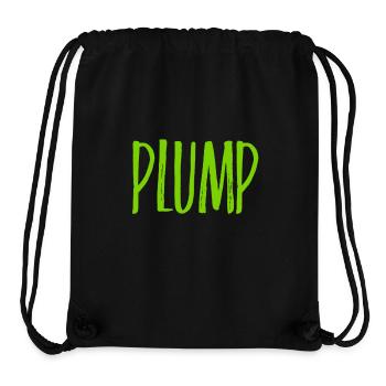ich bin plump - Stanley/Stella recycelter Gym Bag - Schwarz - Vorne