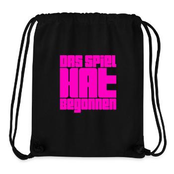 das war der Anfang - Stanley/Stella recycelter Gym Bag - Schwarz - Vorne