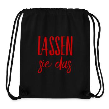 stoppen sie das - Stanley/Stella recycelter Gym Bag - Schwarz - Vorne