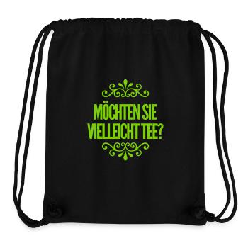 Lust auf Tee? - Stanley/Stella recycelter Gym Bag - Schwarz - Vorne