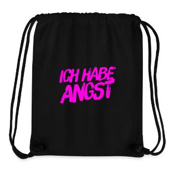 ich spüre Angst - Stanley/Stella recycelter Gym Bag - Schwarz - Vorne