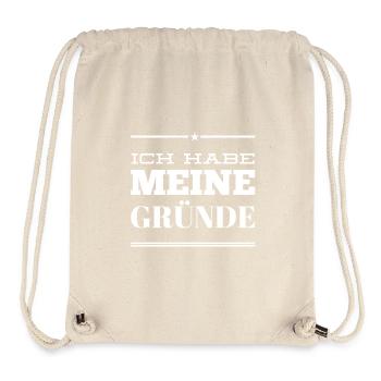 nicht ohne Grund - Stanley/Stella recycelter Gym Bag - Naturweiß - Vorne
