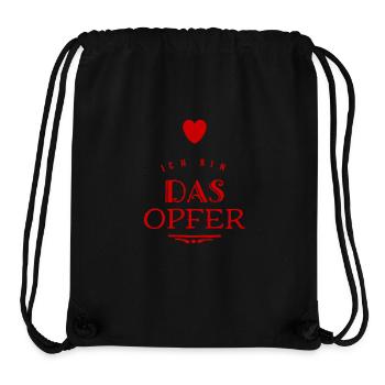 ich sehe mich als Opfer - Stanley/Stella recycelter Gym Bag - Schwarz - Vorne