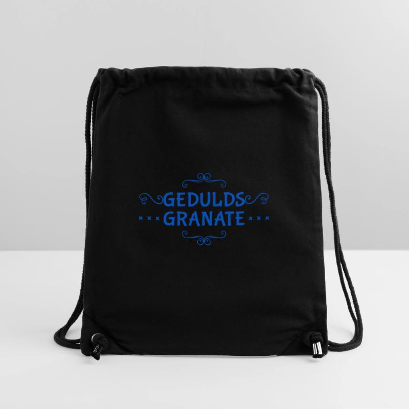 vor dir steht eine Geduldsgranate Stanley/Stella recycelter Gym Bag