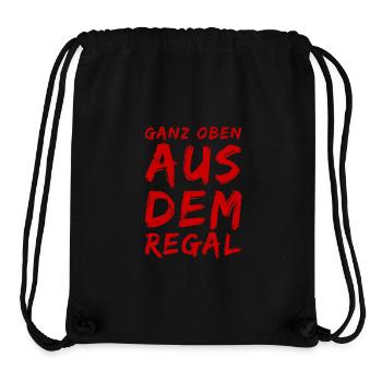 einfach toll - Stanley/Stella recycelter Gym Bag - Schwarz - Vorne