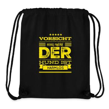 gefährliches Frauchen - Stanley/Stella recycelter Gym Bag - Schwarz - Vorne