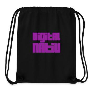 digital nativ - Stanley/Stella recycelter Gym Bag - Schwarz - Vorne