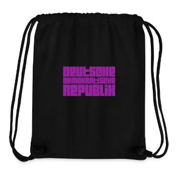 der Osten - Stanley/Stella recycelter Gym Bag - Schwarz - Vorne