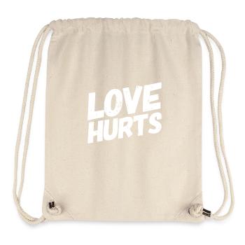 Liebe und Schmerz - Stanley/Stella recycelter Gym Bag - Naturweiß - Vorne