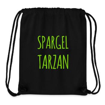 Spargeltarzan - Stanley/Stella recycelter Gym Bag - Schwarz - Vorne