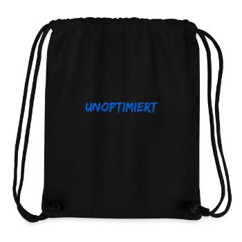 ich möchte mich optimieren - Stanley/Stella recycelter Gym Bag - Schwarz - Vorne