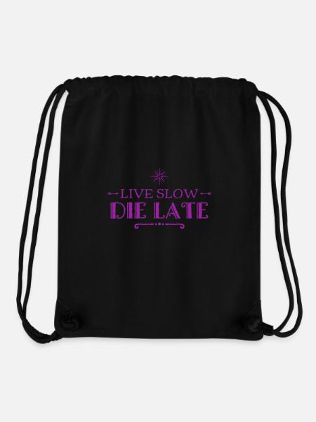 die late - Stanley/Stella recycelter Gym Bag - Schwarz