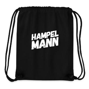 ich hampel rum man - Stanley/Stella recycelter Gym Bag - Schwarz - Vorne