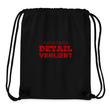 Les détails sont superbes - Sac à cordon recyclé Stanley/Stella - noir - Devant
