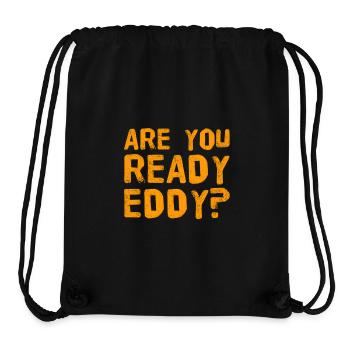 are you ready? - Stanley/Stella Recycled Gym Bag - black - Front