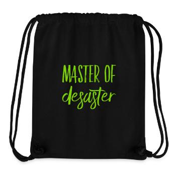 ich stehe auf Chaos - Stanley/Stella recycelter Gym Bag - Schwarz - Vorne