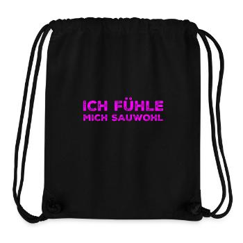 I'm doing wonderfully - Stanley/Stella Recycled Gym Bag - black - Front