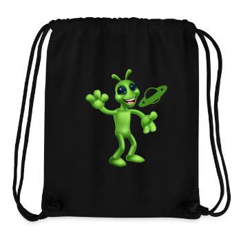 ET VERSPIELT - Stanley/Stella recycelter Gym Bag - Schwarz - Vorne