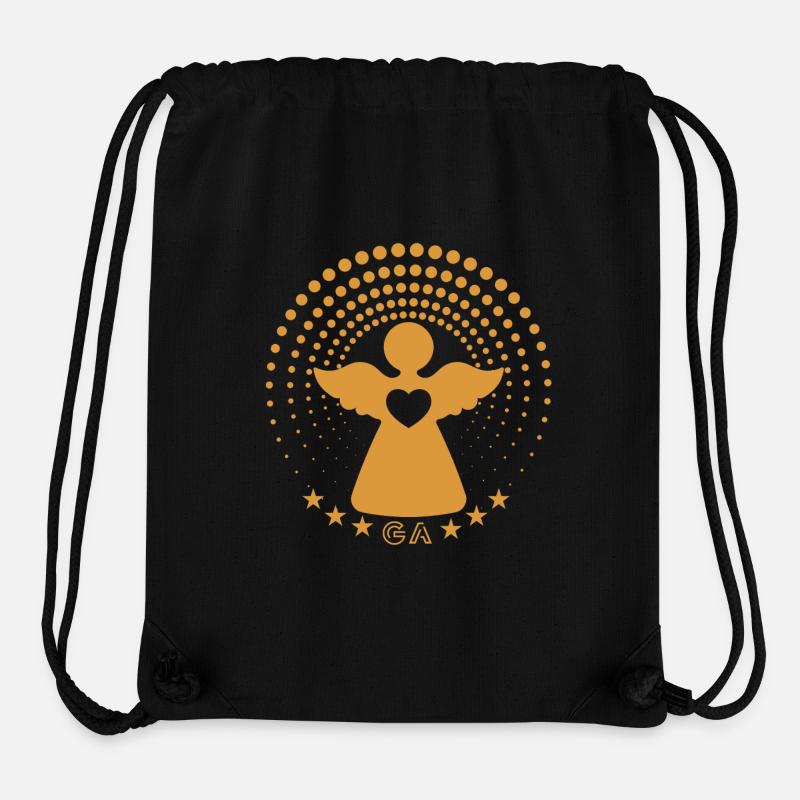 Sikker havn: Skytsengel - Stanley/Stella recycled gym bag - sort