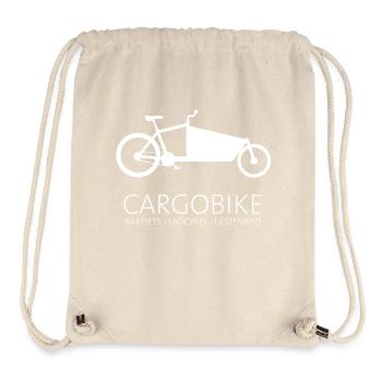 Cargobike Bakfiets Ladcykel cargo vélo - Sac à cordon recyclé Stanley/Stella - blanc naturel - Devant