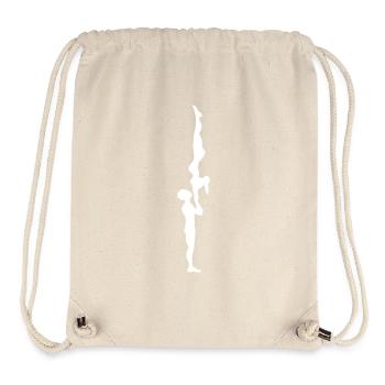 Gymnastik Turnen Akrobatik Geräteturnen Sport - Stanley/Stella recycelter Gym Bag - Naturweiß - Vorne