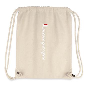 Monaco - Stanley/Stella recycelter Gym Bag - Naturweiß - Vorne