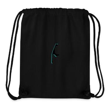 Sylt Silhouette - Stanley/Stella recycelter Gym Bag - Schwarz - Vorne
