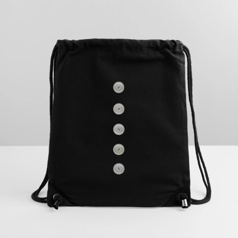 Button Buttons Illusion 5 Fake Dots Funny Chic Stanley/Stella Recycled Gym Bag