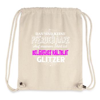BELGISCHES KALTBLUT - Glitzer - Stanley/Stella recycelter Gym Bag - Naturweiß - Vorne