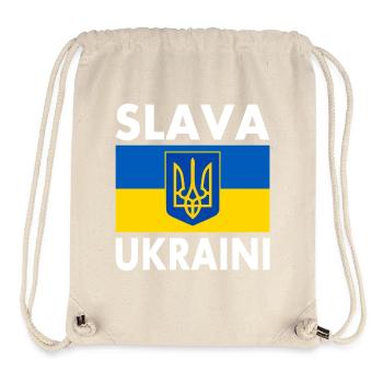 Slava ukraini - Stanley/Stella Recycled Gym Bag - natural - Front