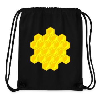 Honeycomb - Stanley/Stella Recycled Gym Bag - black - Front