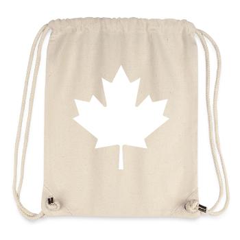 Show off your colors – Canada (dark) - Stanley/Stella Recycled Gym Bag - natural - Front
