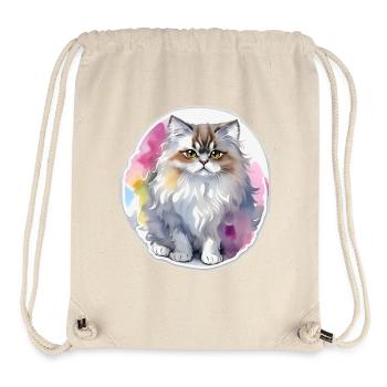 Persian cat - Stanley/Stella Recycled Gym Bag - natural - Front