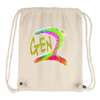 Génération Z - Sac à cordon recyclé Stanley/Stella - blanc naturel - Devant