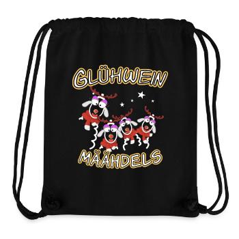 Glühwein Mädels - Stanley/Stella recycelter Gym Bag - Schwarz - Vorne