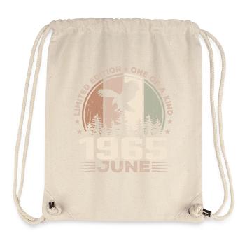 Incomparable since June 1965, 59th Anniversary - Stanley/Stella Recycled Gym Bag - natural - Front