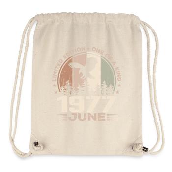 Incomparable since June 1977, 47th Anniversary - Stanley/Stella Recycled Gym Bag - natural - Front
