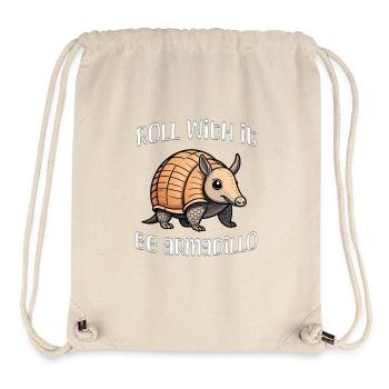 Roll with it be armadillo - Stanley/Stella Recycled Gym Bag - natural - Front