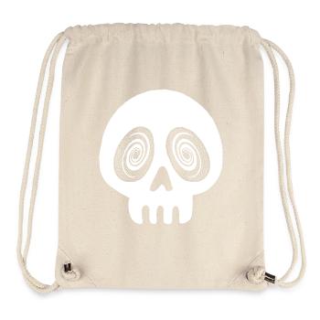 Crâne galactique - Sac à cordon recyclé Stanley/Stella - blanc naturel - Devant