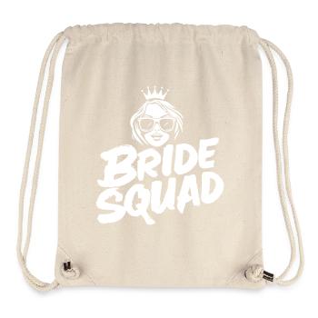Bride "Bride Squad" design - Stanley/Stella Recycled Gym Bag - natural - Front