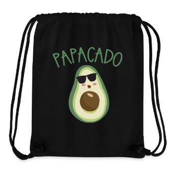 PAPACADO avocado with sunglasses - Stanley/Stella Recycled Gym Bag - black - Front
